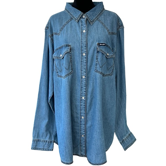Wrangler Tops - Wrangler Retro - Denim Shirt - 3XL